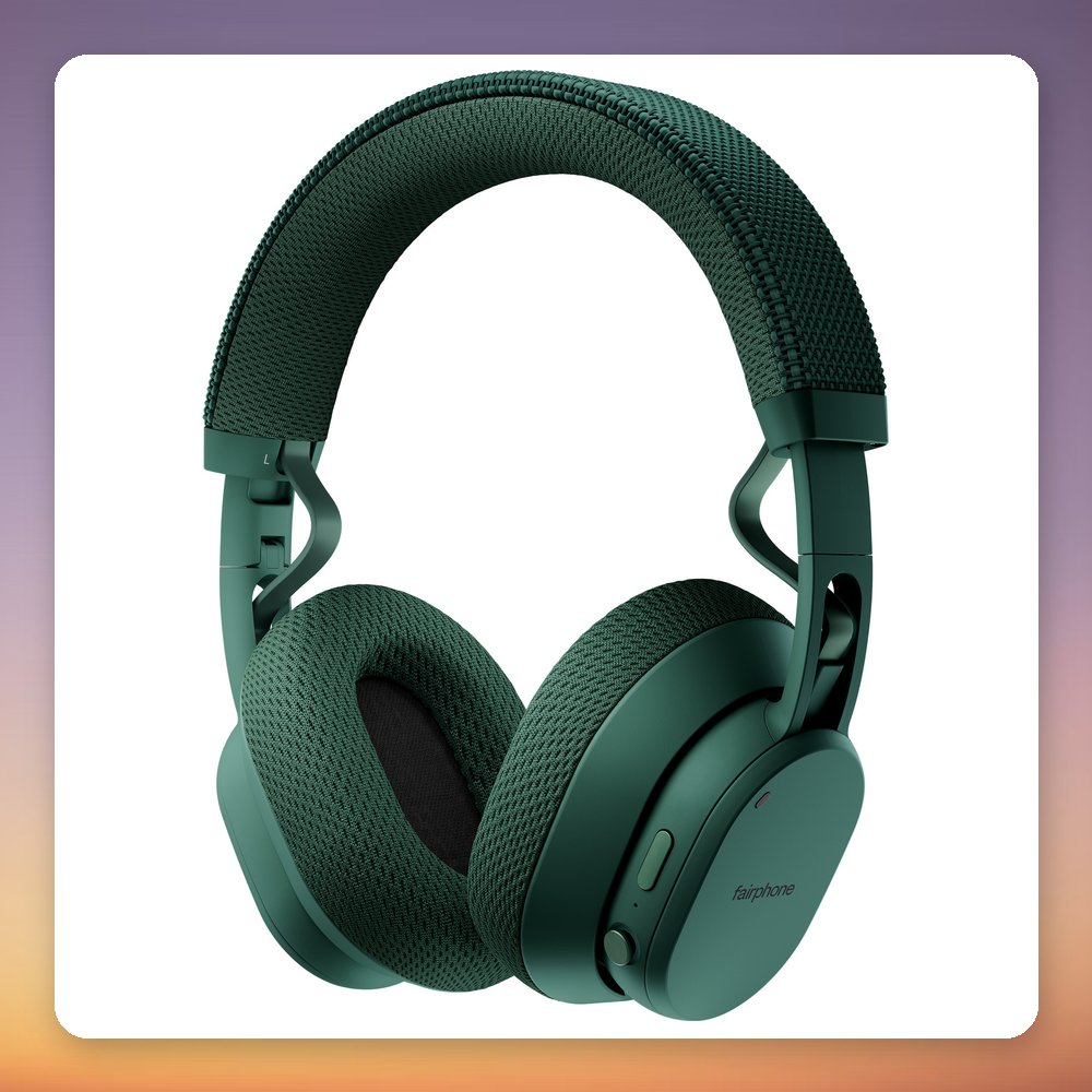 Fairphone Fairbuds XL (2025) Wireless Over-Ear ANC Headphones, Forest Green – image 3