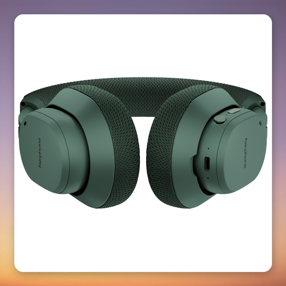Fairphone Fairbuds XL (2025) Wireless Over-Ear ANC Headphones, Forest Green – image 6