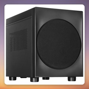 Chieftec CI-03B-OP Hi-Fi Style Cube Case mATX with 200 mm PWM Fan, Black