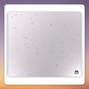 Endorfy Stoneflow White L Gaming Mouse Pad, 450 x 400 mm, White/Black