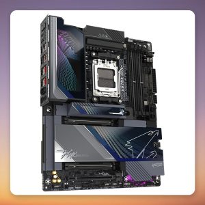GigaByte X870E AORUS MASTER X3D AM5 ATX Motherboard, Wi-Fi 7, 10GbE, Black
