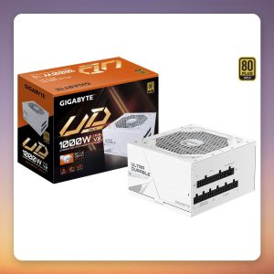 GigaByte GP-UD1000GM PG5 V2 ICE 1000W 80 PLUS Gold Fully Modular PSU, White