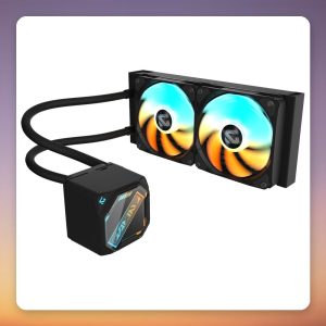 Gigabyte GAMING 240 240 mm AIO Liquid CPU Cooler, Black, ARGB