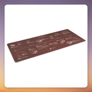 Noctua NP-DM3 XL Gaming Mouse Mat 900 x 400 mm, Brown/White