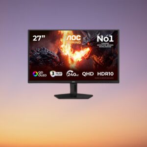 AOC AGON Q27G41ZDF QD-OLED 26.5″ QHD Gaming Monitor