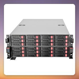 Silverstone RM43-324-RS 4U Rackmount Case, 24x Hot-Swap Bays, Black/Red