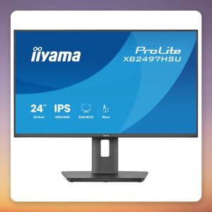 Iiyama ProLite XB2497HSU-B1 23.8″ Full HD IPS 120 Hz Monitor with USB Hub, Black