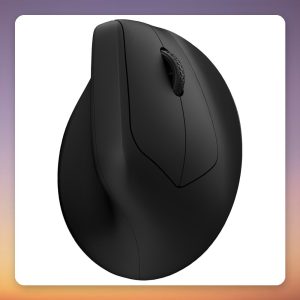 Keychron M5 Wireless 8K Vertical Ergonomic Mouse, 30,000 DPI, Black