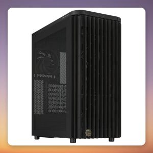 Asus ProArt PA401 Wood Edition ATX Mid-Tower Case, Black/Wood, Mesh Front
