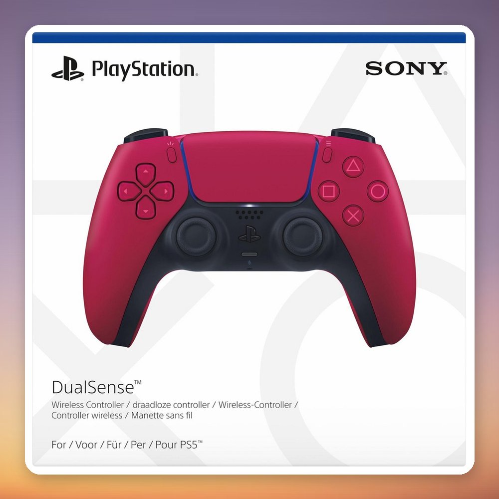 Sony DualSense Wireless Controller for PS5, Cosmic Red – image 6