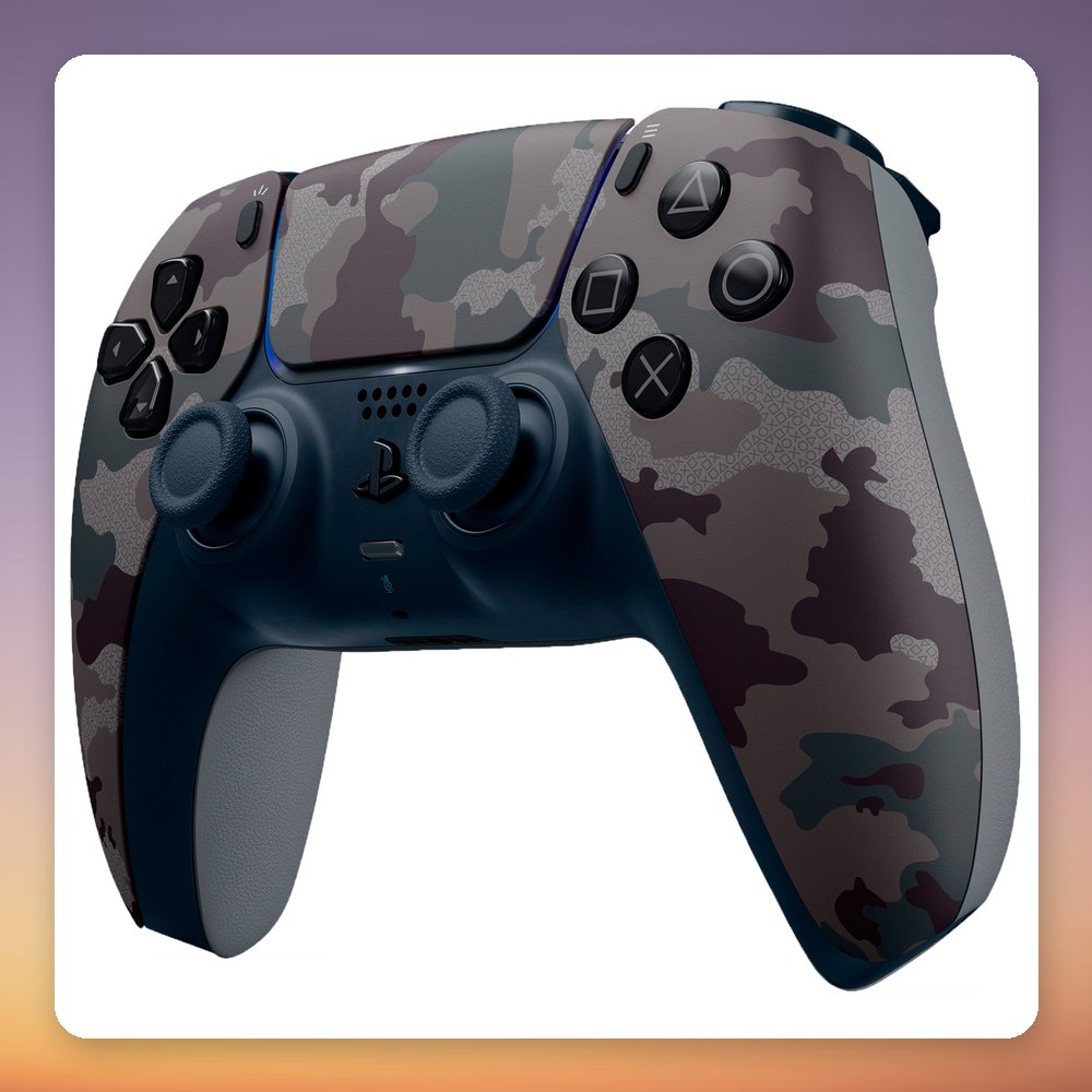 Sony DualSense Wireless Controller for PS5, Grey Camouflage – image 2