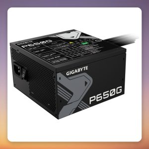 Gigabyte P650G 650W 80 PLUS Gold ATX 3.1 PCIe 5.1 PSU, Non-Modular