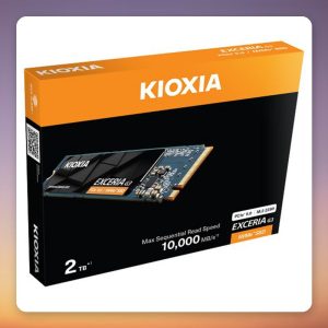 Kioxia Exceria G3 2 TB PCIe 5.0 NVMe M.2 2280 SSD, 10,000 MB/s