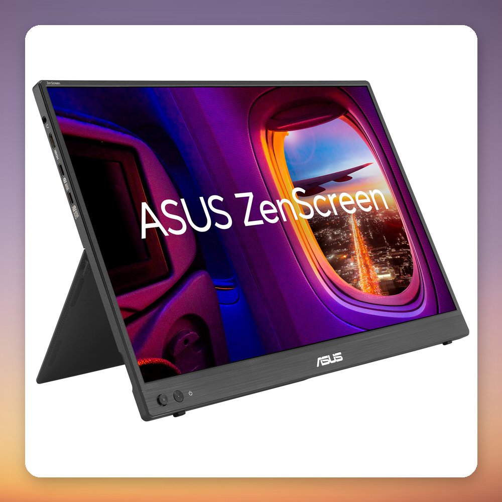 Asus ZenScreen MB16NCG 16" WQXGA 155 Hz IPS Portable Monitor, USB-C, Black