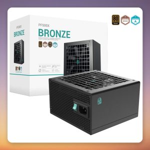 Deepcool GamerStorm PF500X 500W 80 PLUS Bronze ATX PSU, Black