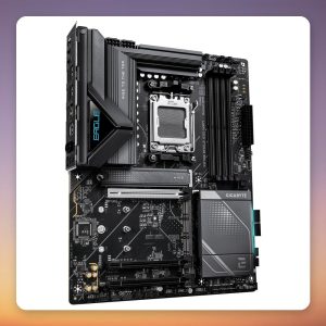Gigabyte X870E EAGLE X3D WIFI7 ATX Motherboard, AM5, DDR5, Wi-Fi 7, Black