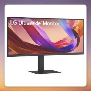 LG UltraWide 34U650A-B 34″ WQHD 100Hz Curved IPS Monitor, USB-C 96W
