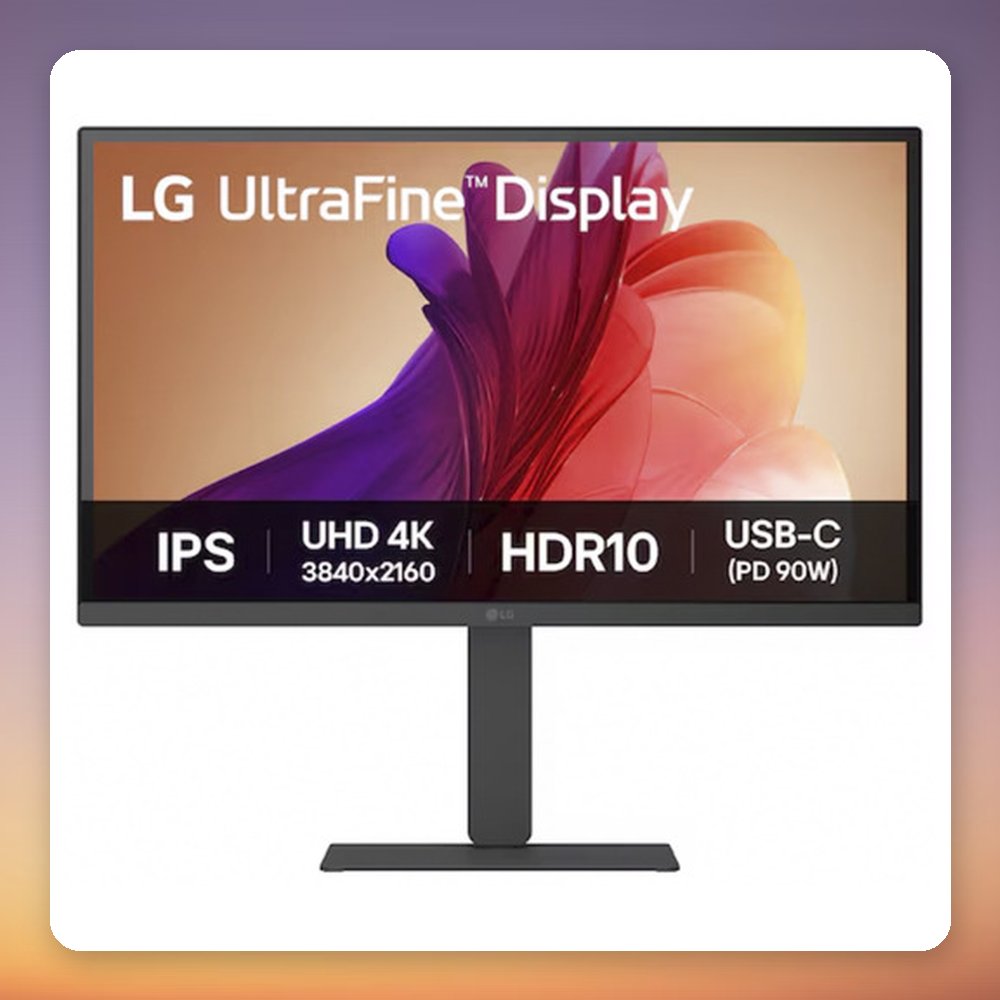 LG UltraFine 27U730A-B 27" 4K UHD IPS Monitor, USB-C 90W PD, Black – image 2