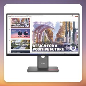 Lenovo ThinkVision P27QD-40 27″ QHD IPS Monitor, 120 Hz, USB-C 140W PD, KVM