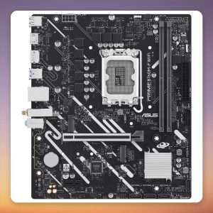 Asus PRIME B760M-F WIFI Intel B760 LGA 1700 Micro-ATX Motherboard, DDR5, Wi-Fi 6