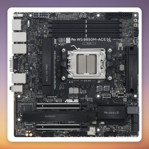 Asus PRO WS B850M-ACE SE AMD B850 Socket AM5 Micro ATX Workstation Motherboard