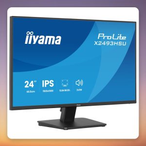 Iiyama ProLite X2493HSU-B1 23.8" Full HD IPS Monitor, 120 Hz, USB Hub
