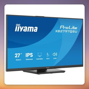 Iiyama ProLite XB2797QSU-B1 27-inch QHD IPS Monitor, 75 Hz, USB Hub
