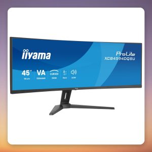 Iiyama ProLite XCB4594DQSU-B1 44.5″ DQHD 5120×1440 VA Curved Monitor, 75 Hz