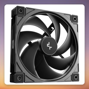 Deepcool FD12 V2 120 mm PWM Case Fan, Black, Single Pack