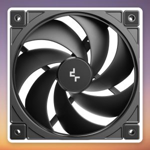 Deepcool FD12 V2 120 mm PWM Case Fan, Black, Single Pack