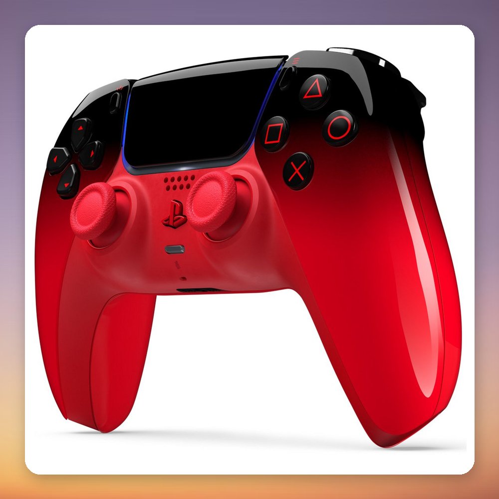 Sony DualSense Wireless Controller, Techno Red, Bluetooth/USB-C, PS5/PC/Mac – image 2