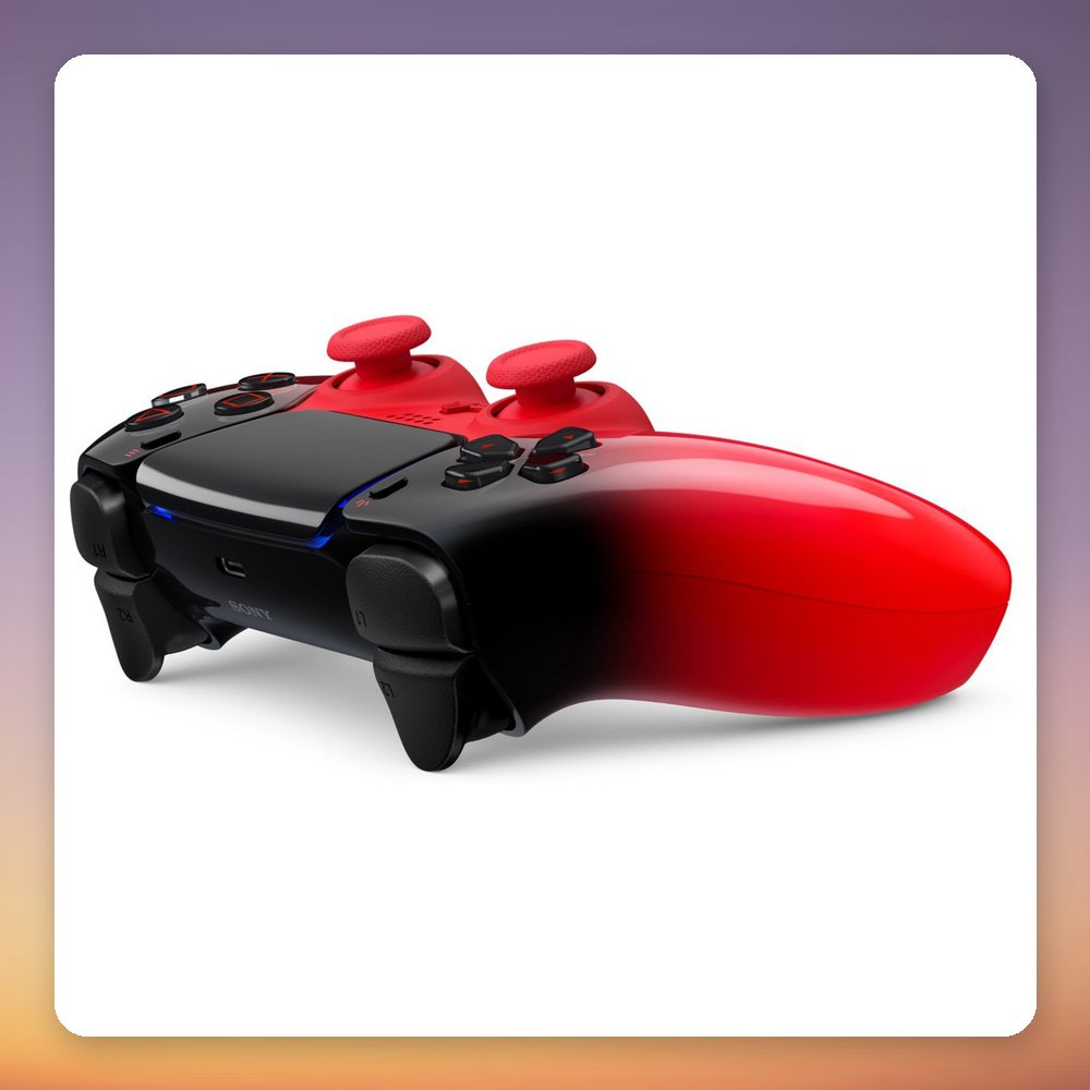 Sony DualSense Wireless Controller, Techno Red, Bluetooth/USB-C, PS5/PC/Mac – image 3