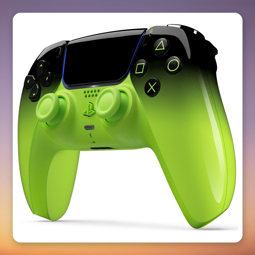 Sony DualSense Wireless Controller, Remix Green (Green/Black), PS5, PC, Mac – image 2