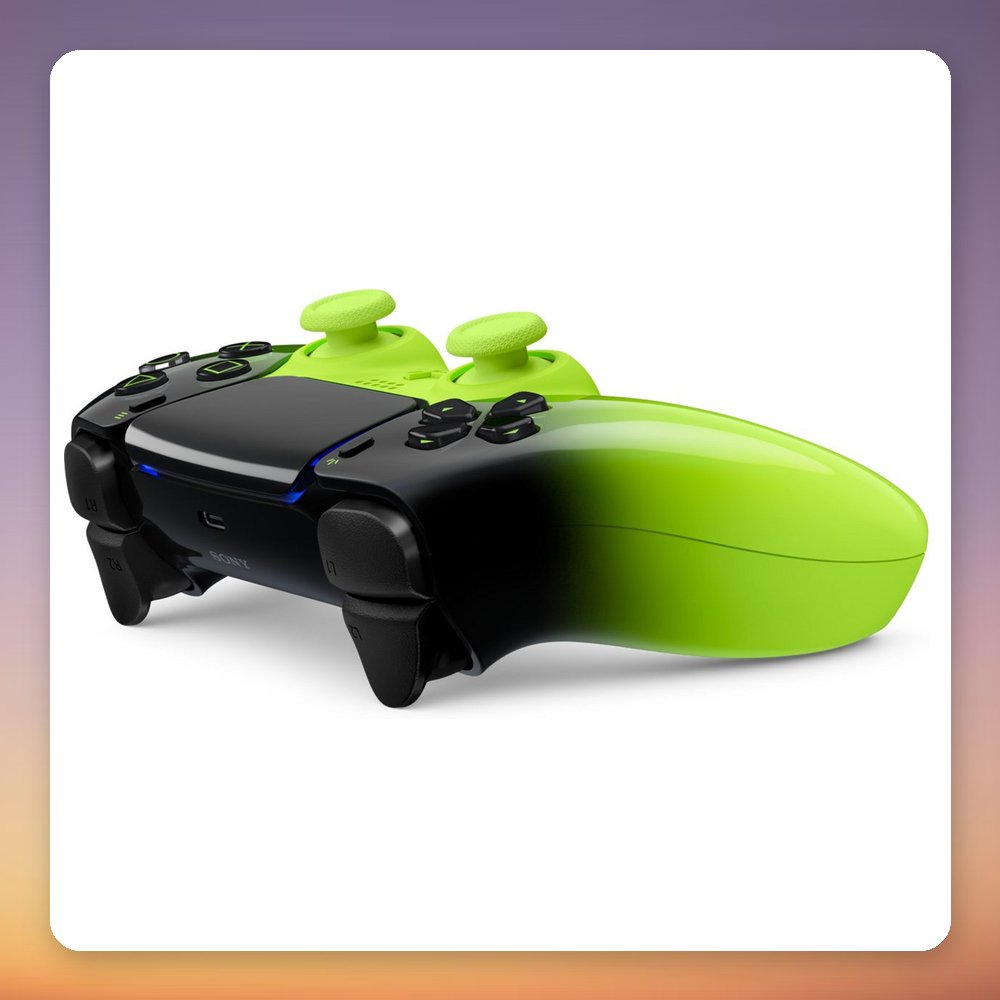 Sony DualSense Wireless Controller, Remix Green (Green/Black), PS5, PC, Mac – image 3