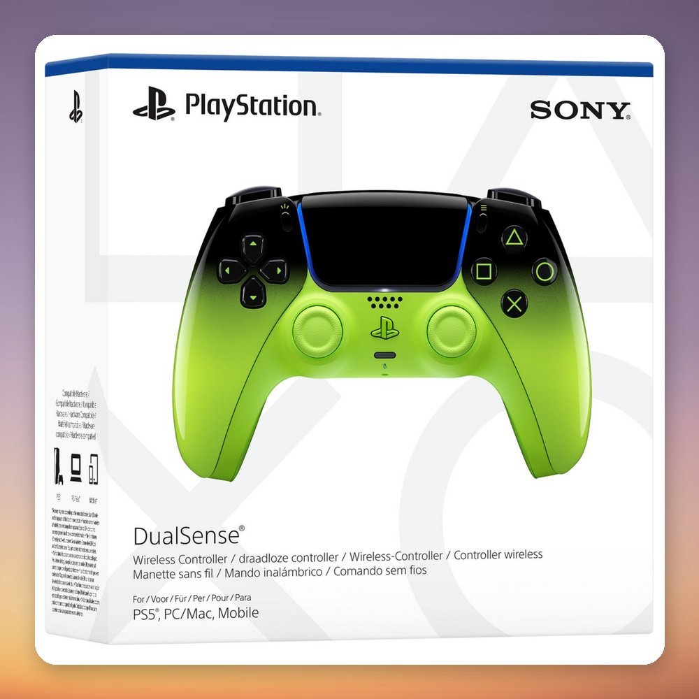 Sony DualSense Wireless Controller, Remix Green (Green/Black), PS5, PC, Mac – image 6