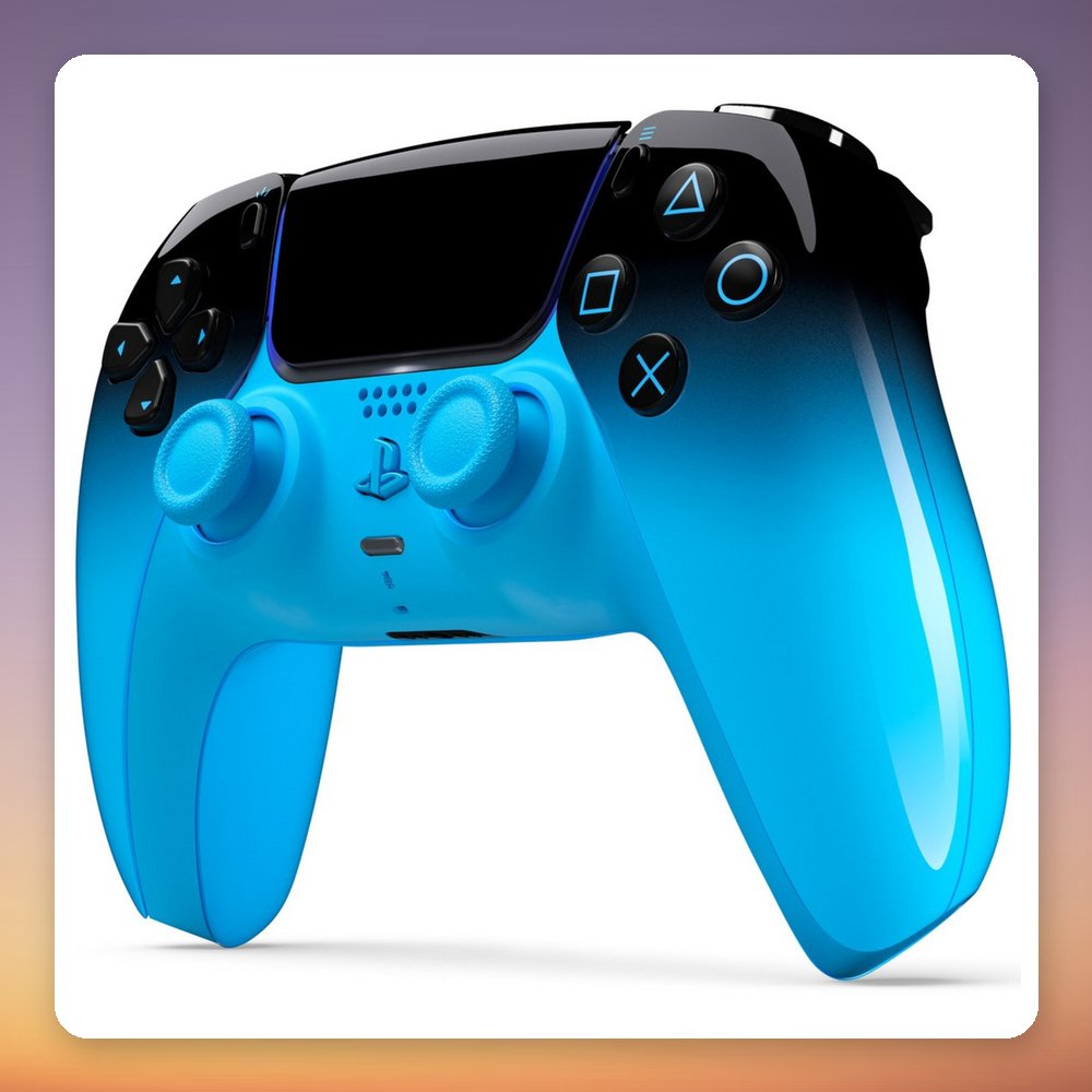 Sony DualSense Wireless Controller, Rhythm Blue, Bluetooth/USB-C, PS5 and PC – image 2