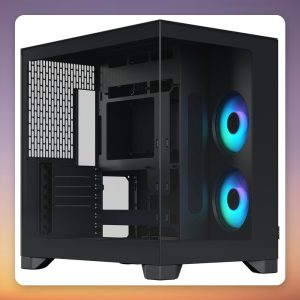 Fractal Design Pop 2 Vision RGB Midi-Tower Case, Black, Panoramic Glass