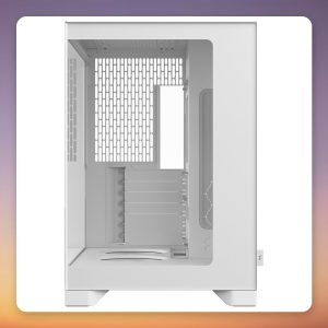 Fractal Design Pop 2 Vision RGB Midi-Tower Case, White, Panoramic Glass, 4 Fans