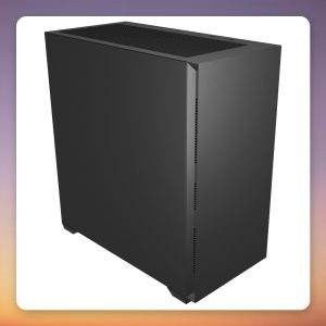 Fortron U530-BS Black E-ATX Big Tower Case, Sound-Dampened, 4x 120 mm Fans