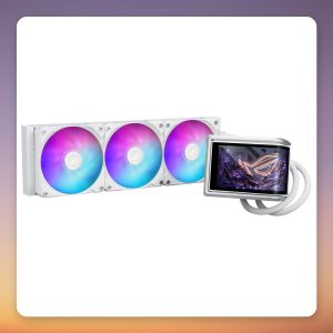 Asus ROG Ryuo IV 360 ARGB 360 mm AIO Liquid Cooler with 6.67″ AMOLED Display, White