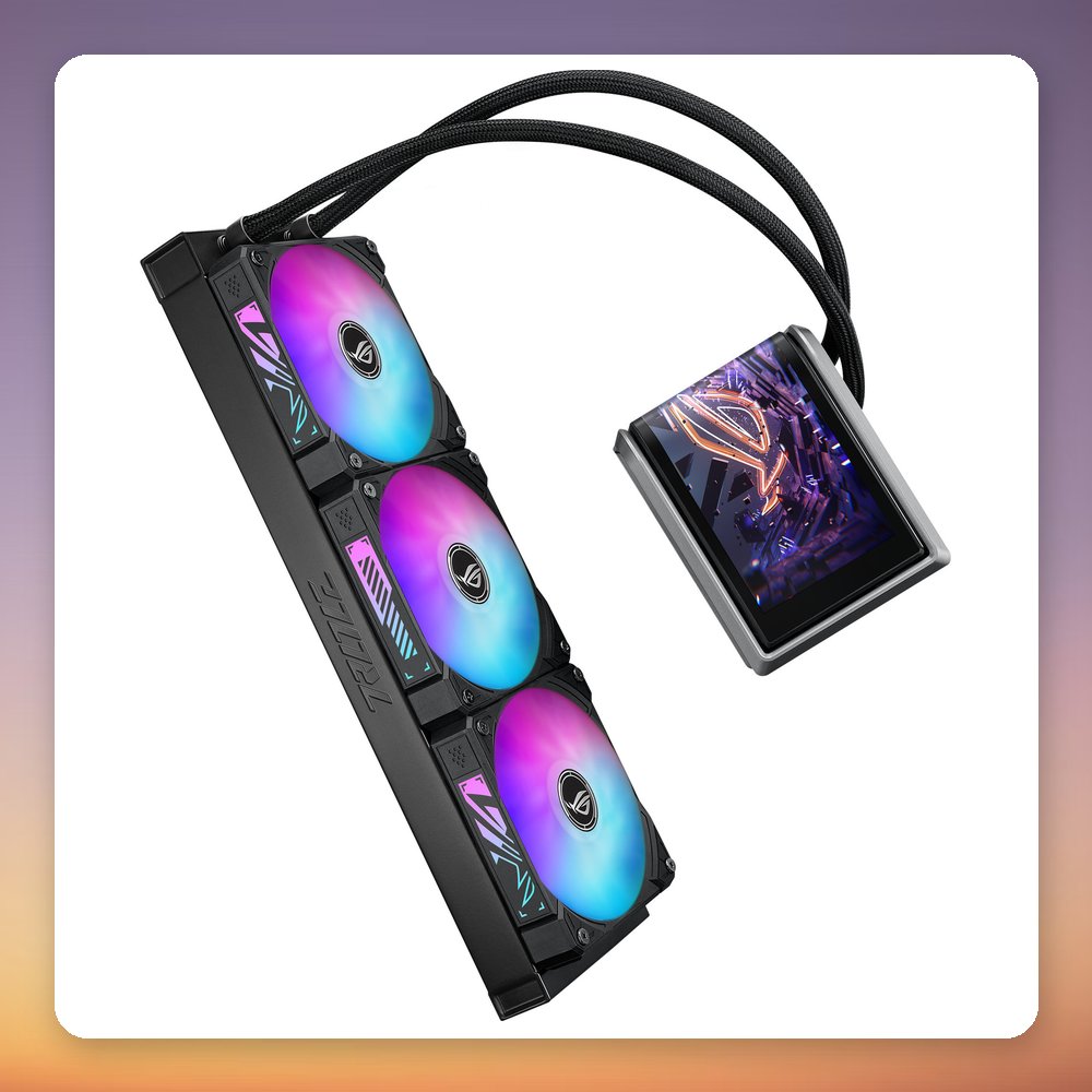 Asus ROG Ryuo IV 360 ARGB 360 mm AIO Liquid Cooler, Black, 6.67" AMOLED Display – image 5