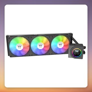 Thermaltake LB360-S ARGB LCD Edition 360 mm AIO Liquid CPU Cooler, Gunmetal