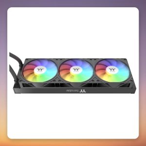 Thermaltake LB360-S ARGB LCD Edition 360 mm AIO Liquid CPU Cooler, Gunmetal