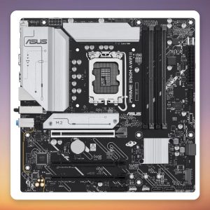 Asus PRIME B760M-A WIFI II Intel B760 LGA 1700 mATX Motherboard, DDR5, Wi-Fi 6E