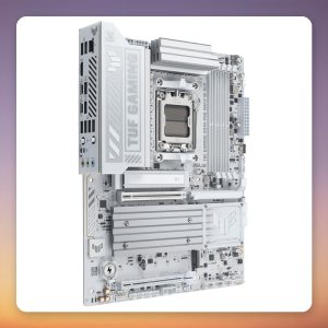 Asus TUF Gaming X870-Pro WiFi7 W Neo AMD X870 AM5 ATX Motherboard, White