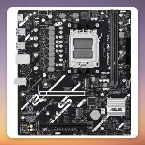 Asus PRIME B840M-K AM5 Micro-ATX Motherboard, AMD B840, DDR5, 2.5G LAN
