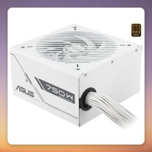 Asus PRIME 750W 80 PLUS Bronze ATX Power Supply, White, Non-Modular