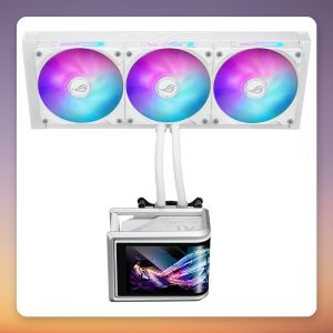 Asus ROG Ryuo IV SLC 360 ARGB White 360 mm AIO Liquid Cooler with AMOLED Display