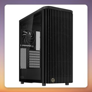 Asus ProArt PA401 ATX Mid-Tower Case, Black, Tempered Glass, 2x 160 mm Fans