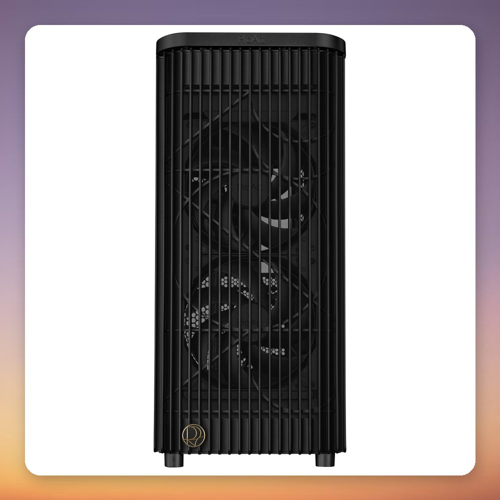 Asus ProArt PA401 ATX Mid-Tower Case, Black, Tempered Glass, 2x 160 mm Fans – image 2